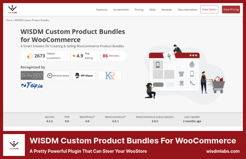 Wtyczka WISDM Custom Product Bundles — dość potężna wtyczka, która może sterować Twoim WooStore