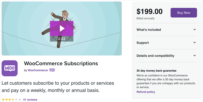 WooCommerce Subscription Plugin