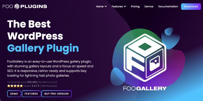 ปลั๊กอิน FooGallery WordPress