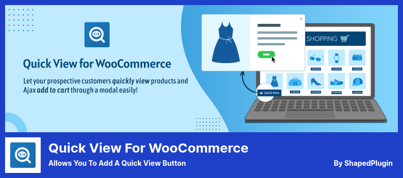 Плагин Quick View для WooCommerce — позволяет добавить кнопку быстрого просмотра