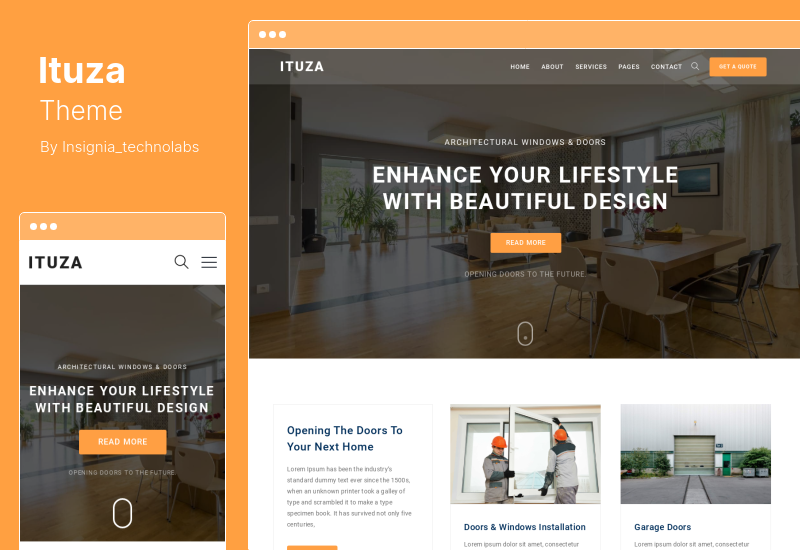 ธีม Ituza - ธีม WordPress หลายแนวคิดสำหรับธุรกิจบริการ