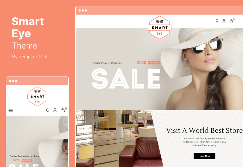 ธีม Smart Eye - แว่นสายตา WooCommerce Theme