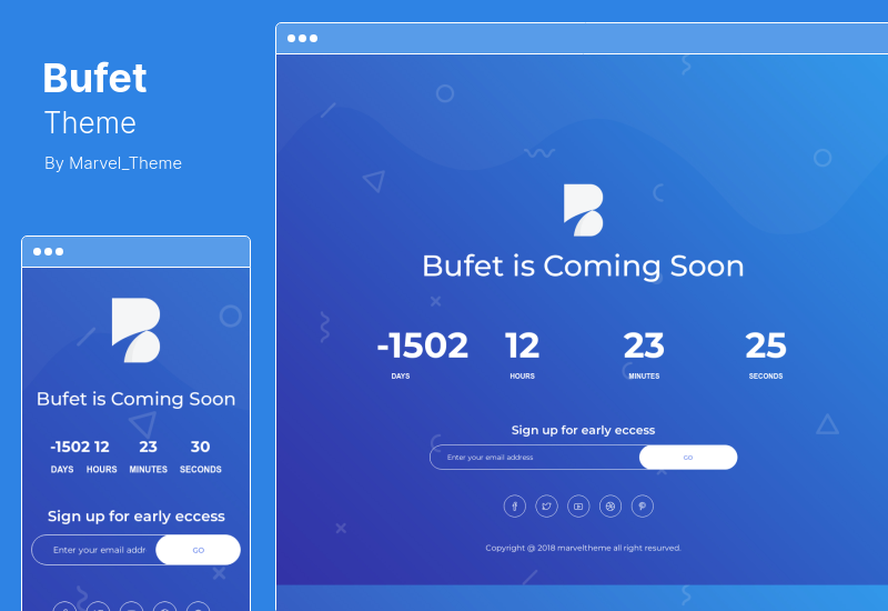 ธีม Bufet - ซอฟต์แวร์หลายแนวคิด & แอพเชื่อมโยงไปถึง WordPress Theme