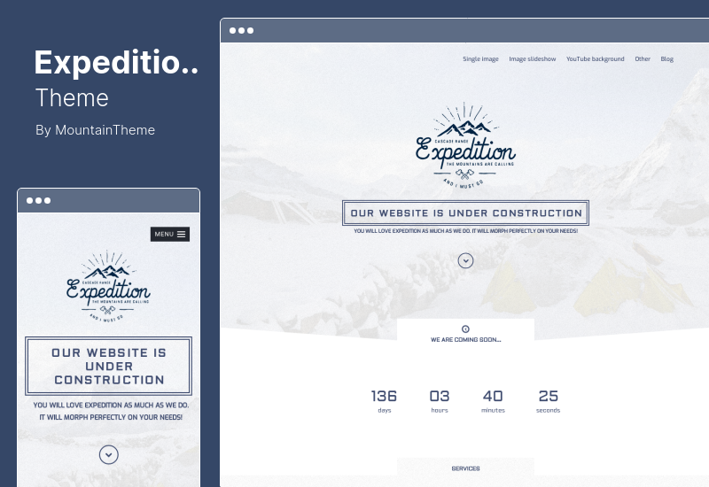 ธีม Expedition - ธีม WordPress สุดพิเศษในเร็วๆ นี้