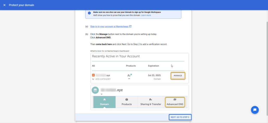 Tambahkan data TXT ke pengaturan DNS