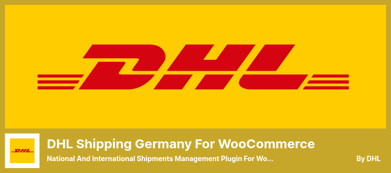 DHL Shipping Jerman untuk Plugin WooCommerce - Plugin Manajemen Pengiriman Nasional dan Internasional untuk WooCommerce