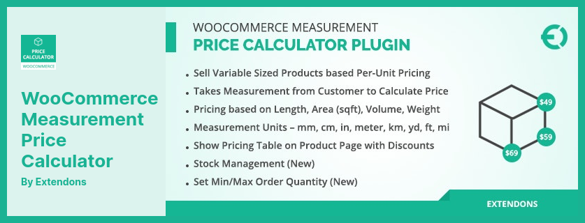 Plugin Kalkulator Harga Pengukuran WooCommerce - Produk Harga Per Unit untuk Toko WooCommerce Anda