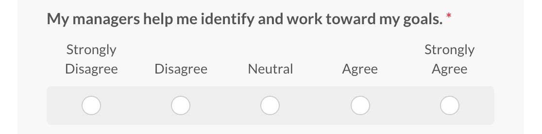 employee engagement survey likert scale