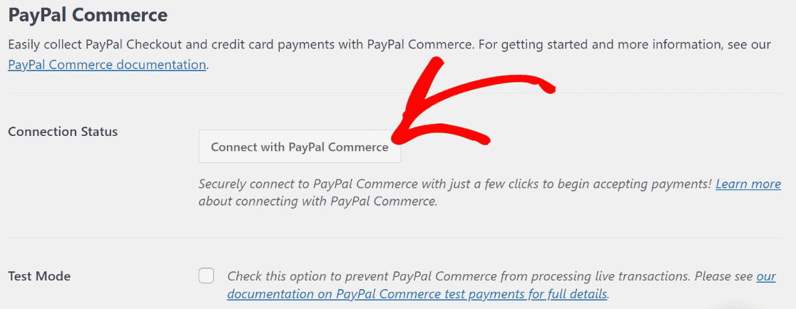 การตั้งค่าการรวมการค้าของ PayPal