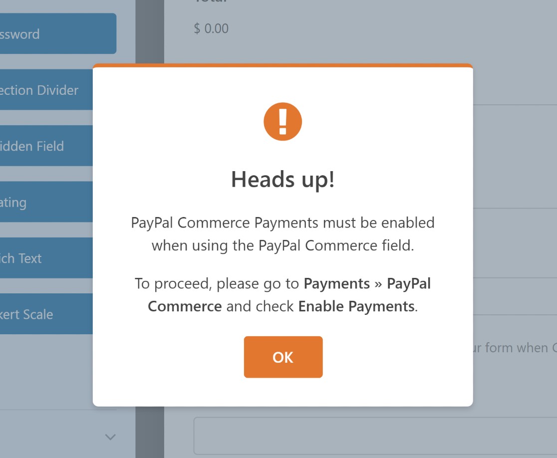 เปิดใช้งาน paypal