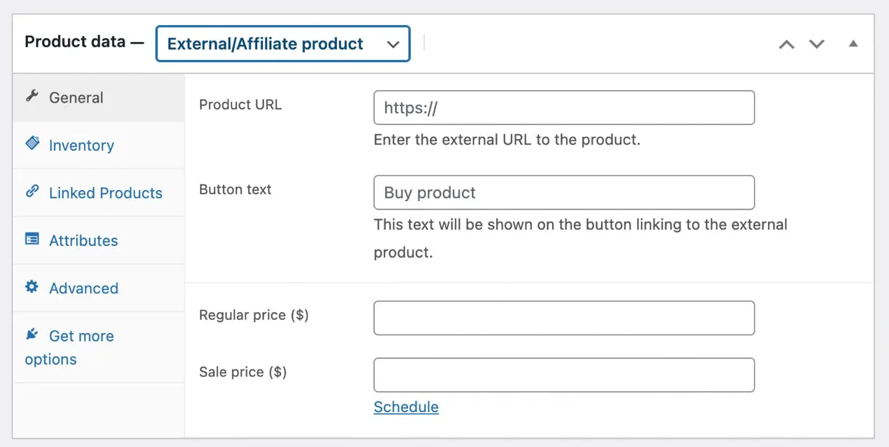 WooCommerce'e bağlı kuruluş ürünleri ekleme