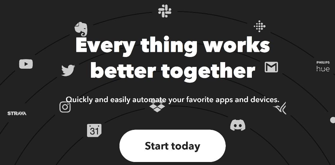 ifttt homepage