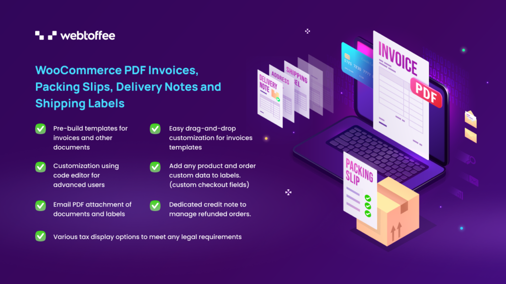 Facturi PDF WooCommerce și borderouri de ambalare versiunea pro