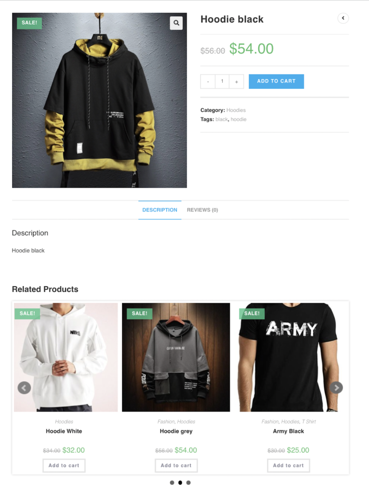 rekomendasi produk di halaman produk WooCommerce