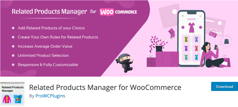 gerente de productos relacionados para woocommerce