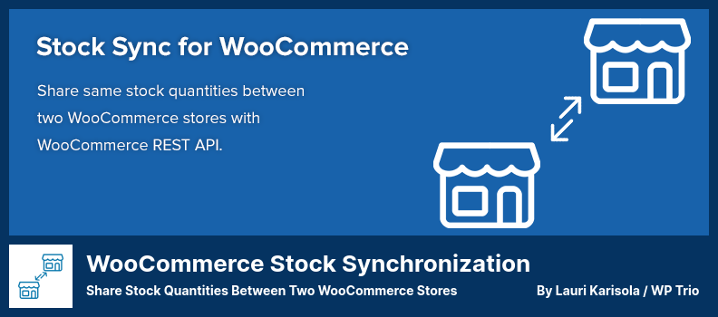 Stock Sync for WooCommerce Plugin - Aktienmengen zwischen zwei WooCommerce-Shops teilen