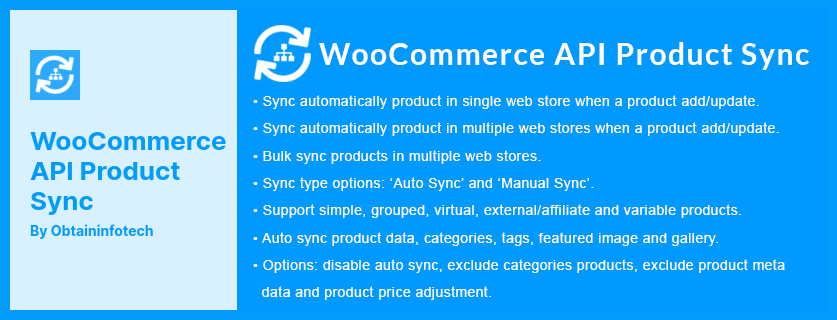 Plugin di sincronizzazione del prodotto API WooCommerce - Sincronizza automaticamente il prodotto da un negozio Web WooCommerce