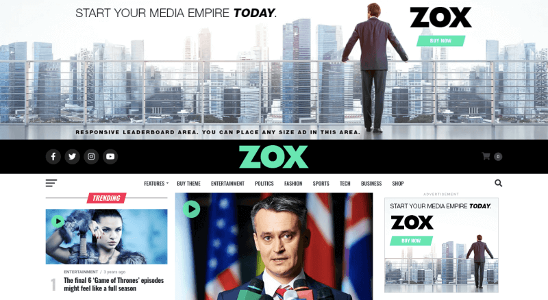 zox-magazine-tema