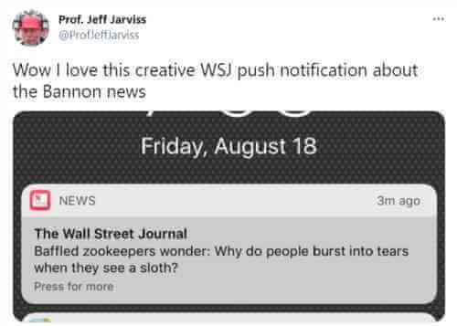 Cele mai bune practici de notificare push WSJ