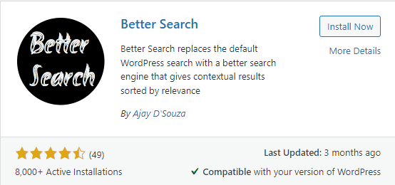 Mejor complemento de wordpress de búsqueda