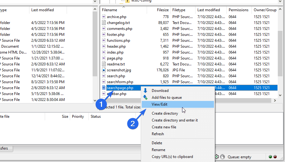 在 ftp 中自定义搜索结果页面