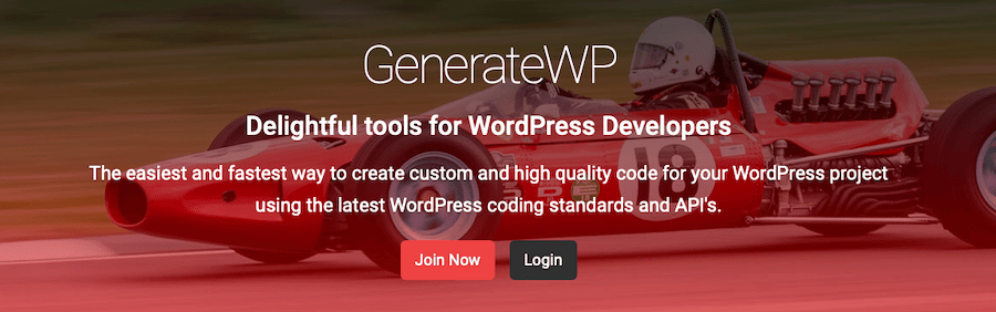 GenerateWP web sitesi