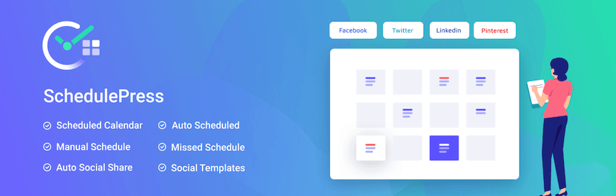 البرنامج المساعد SchedulePress.