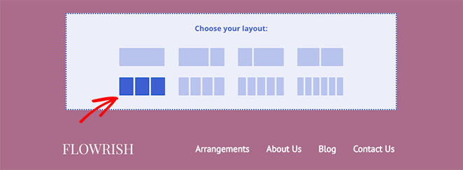 Wählen Sie ein 3-Spalten-Layout