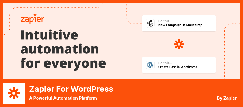 Zapier สำหรับปลั๊กอิน WordPress - แพลตฟอร์มการทำงานอัตโนมัติที่ทรงพลัง