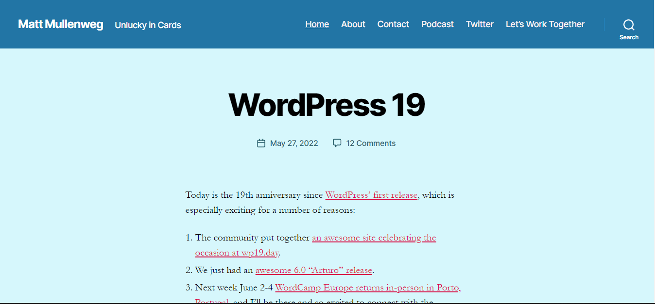 WordPress Blogs