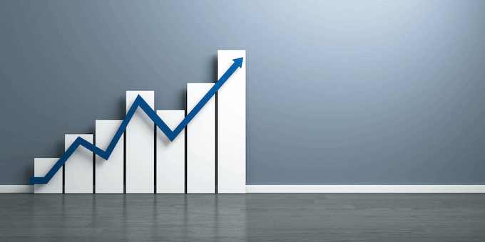 Un grafico che mostra le tendenze e le statistiche dei blog