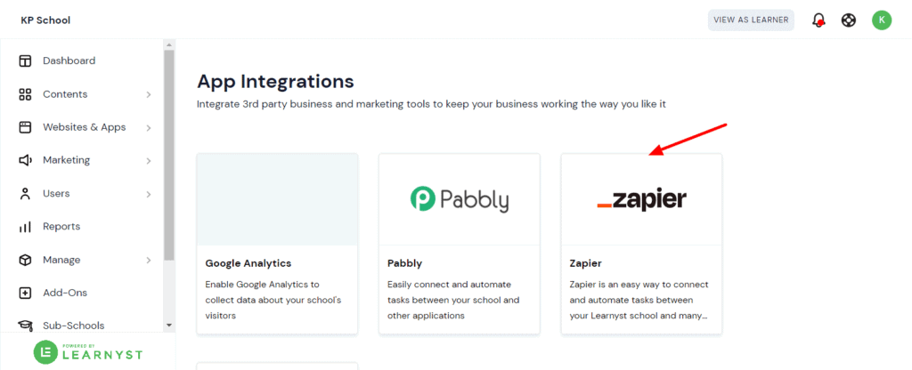 Learnyst-Integrationen