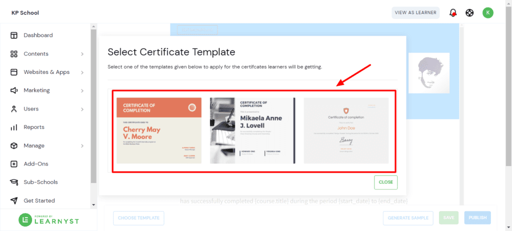 Certifications Learnyst