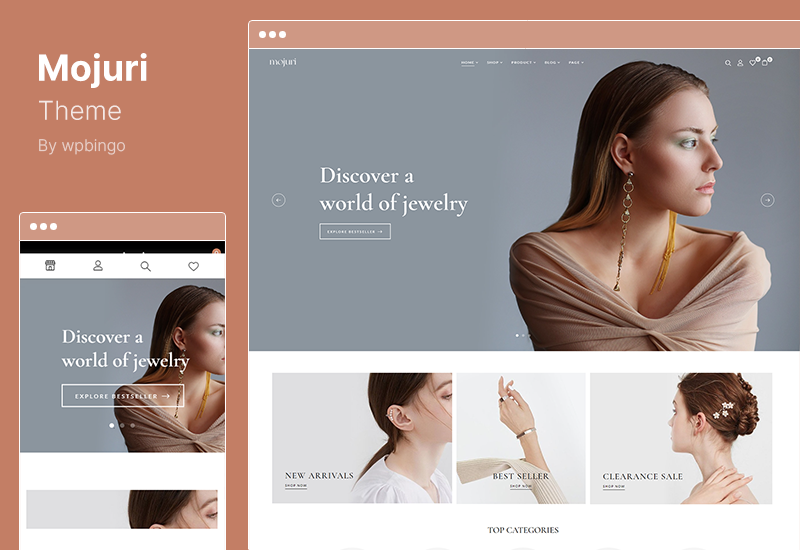 ธีม Mojuri - ร้านขายเครื่องประดับ WooCommerce Theme