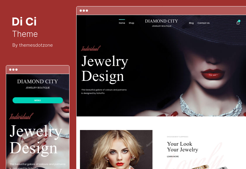 DiCi Theme - ร้านเครื่องประดับ WordPress Theme