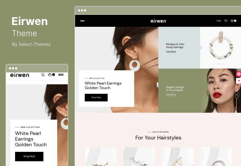 Thème Eirwen - Thème WooCommerce moderne