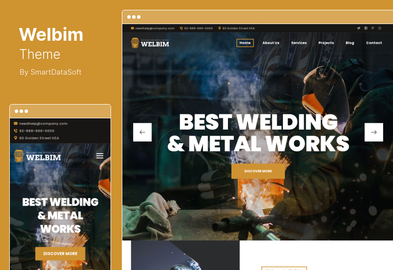 ธีม Welbim - บริการเชื่อม WordPress Theme