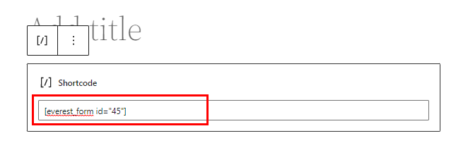 Incolla shortcode