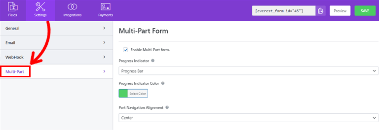 Paramètres multi-parties