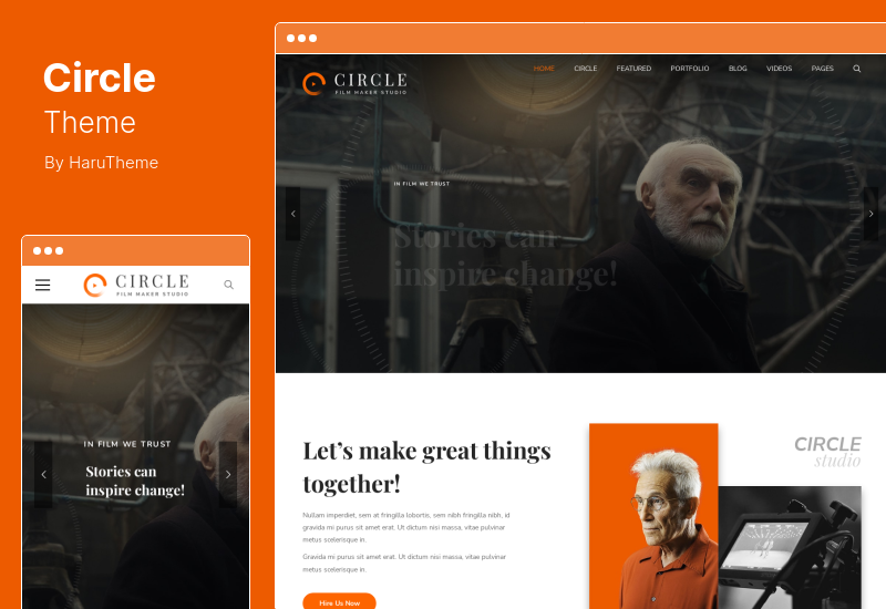 Circle Theme - Tema de WordPress para cineastas y estudios de cine