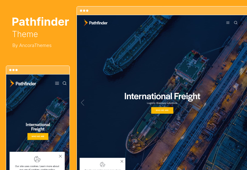 Tema Pathfinder - Tema WordPress pentru transportul mărfurilor și logistică