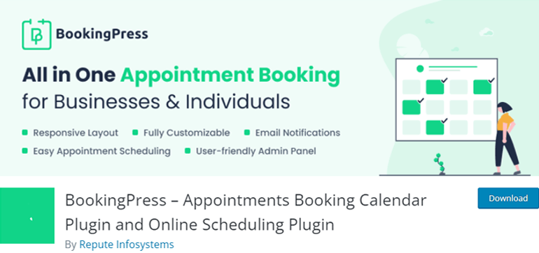 Plugin de Consulta Hospitalar BookingPress WordPress