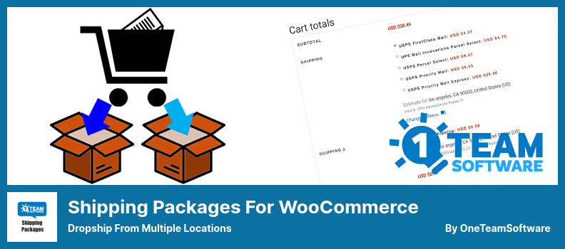 WooCommerce 插件的運輸包裹 - 來自多個地點的 Dropship