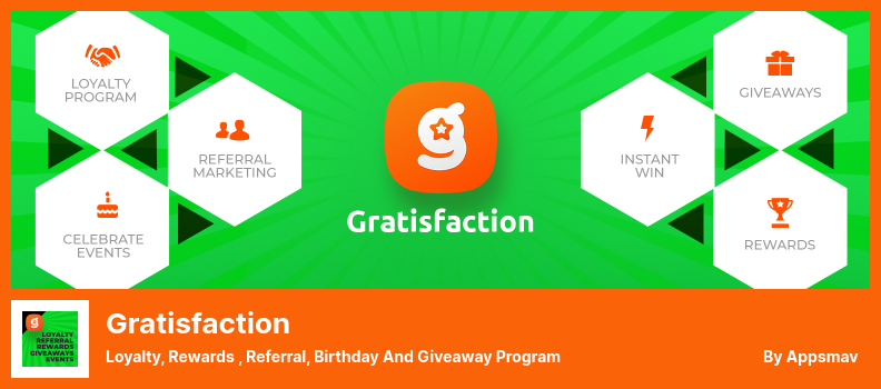 Plugin Gratisfaction - Programme de fidélité, de récompenses, de parrainage, d'anniversaire et de cadeaux