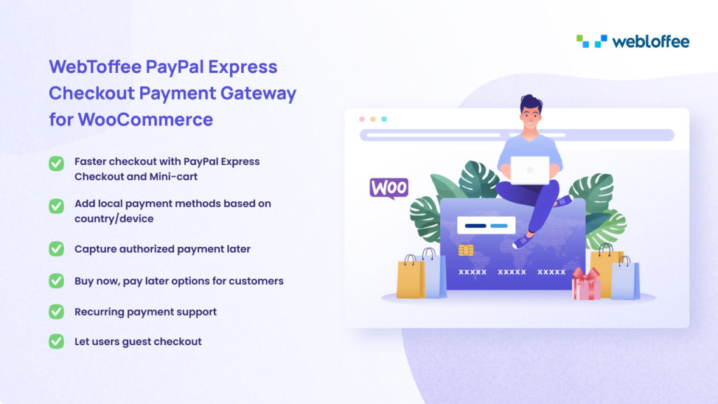 Paypal Express checkout بوابة الدفع لـ woocommerce