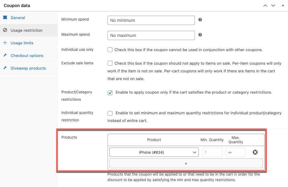 WooCommerce 제품에 대한 콤보 제안