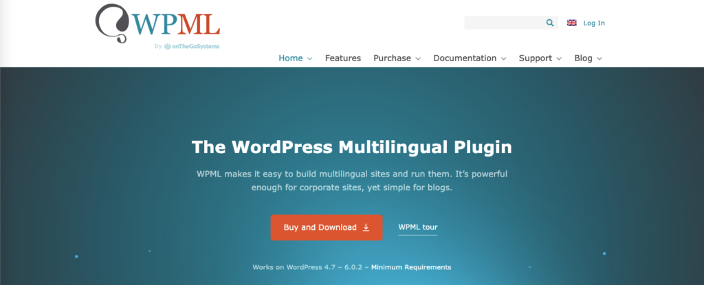 Pagina premium WPML per scaricare i plugin di traduzione