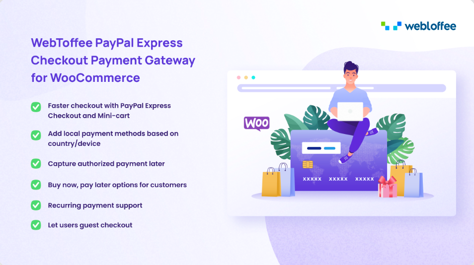 WebToffee PayPal Express Checkout Payment Gateway for WooCommerce- 高级版