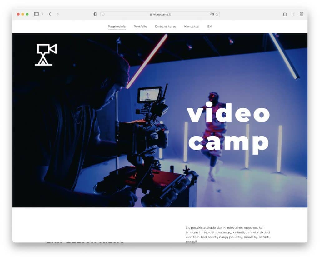 موقع videocamp zyro