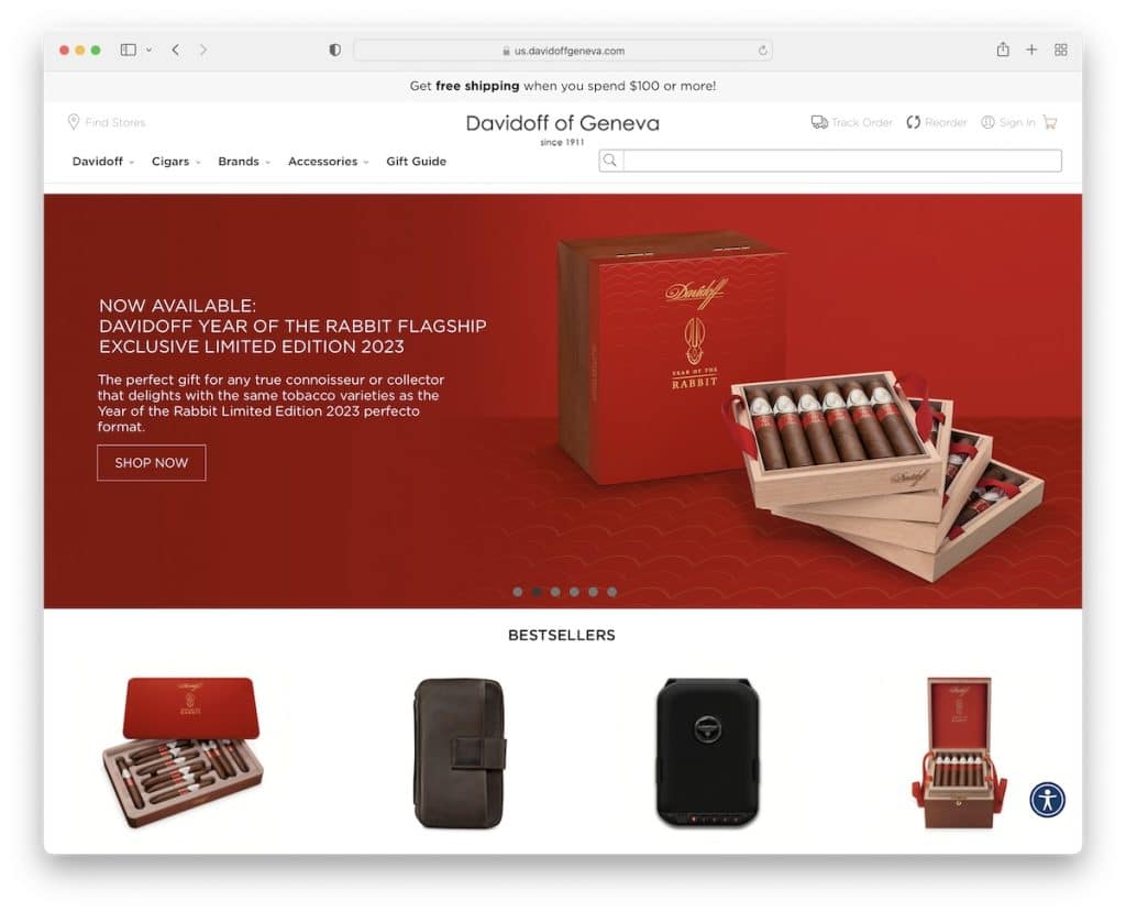 davidoff de genebra site bigcommerce